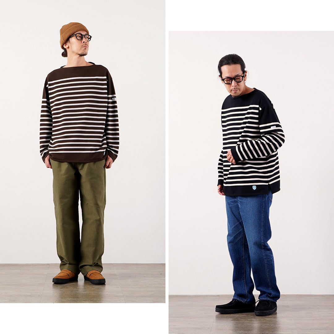 ORCIVAL / Jersey ancho de manga larga con cuello barco