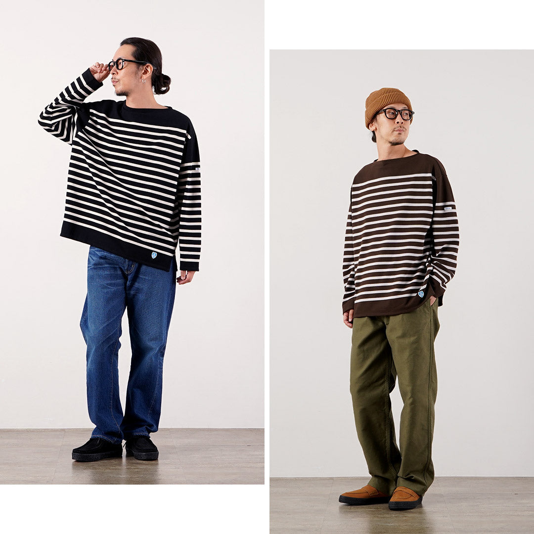 ORCIVAL / Jersey ancho de manga larga con cuello barco