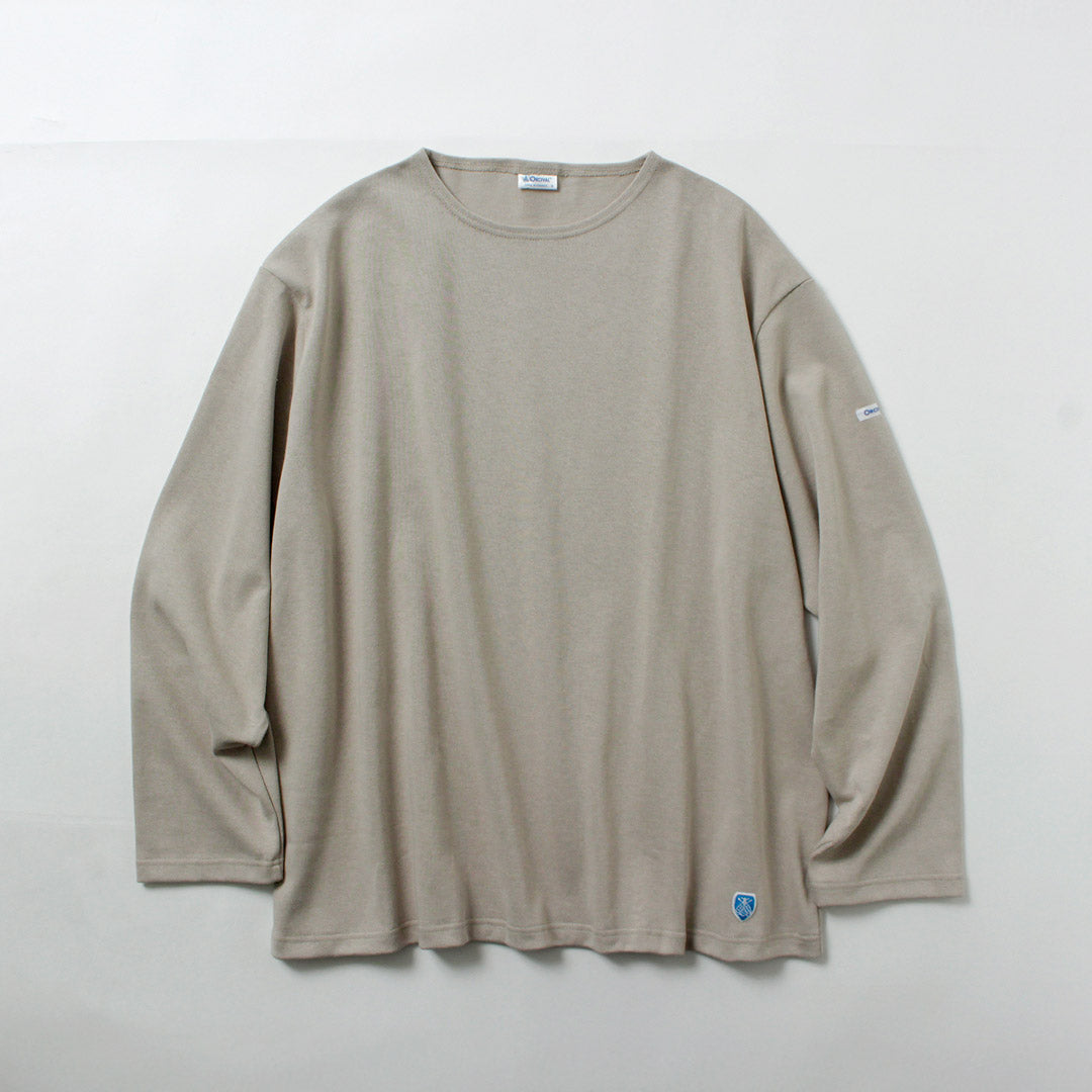 ORCIVAL / Solid Crew Neck Long Sleeve Pullover