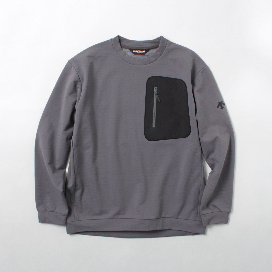 DESCENTE ALLTERRAIN81 / Air Grid Crew Neck Sweatshirt