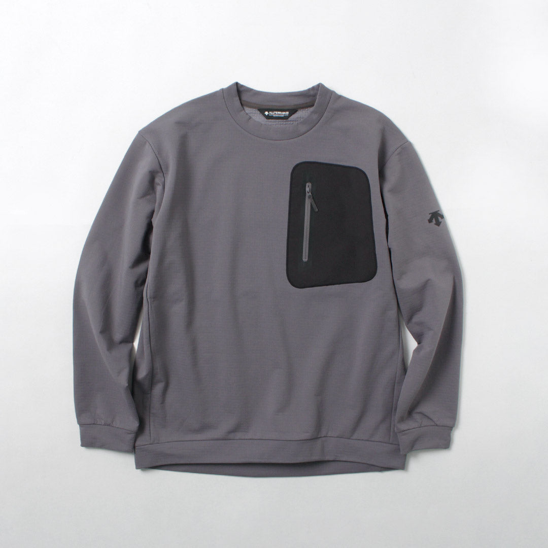 DESCENTE ALLTERRAIN81 / Air Grid Crew Neck Sweatshirt