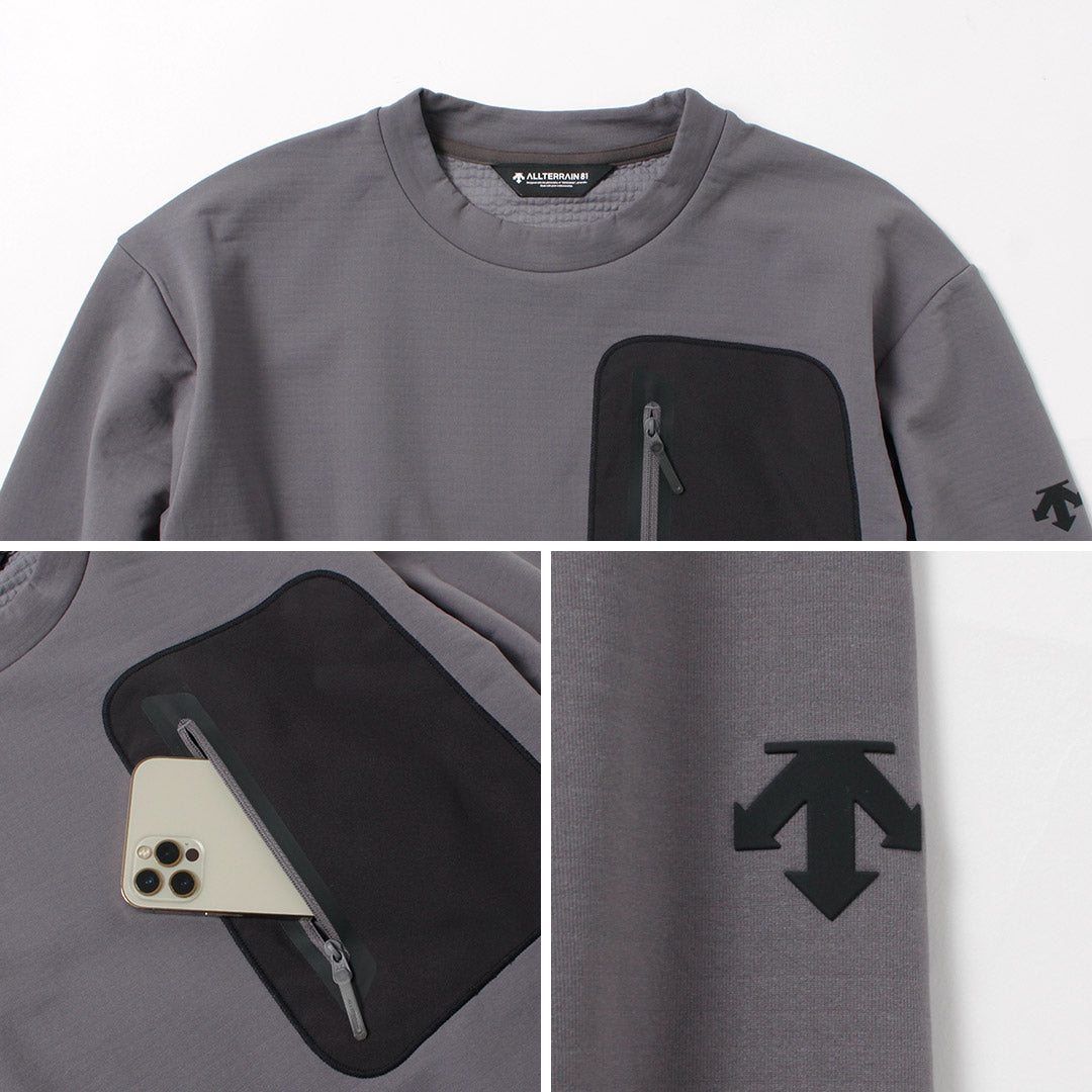 DESCENTE ALLTERRAIN81 / Air Grid Crew Neck Sweatshirt