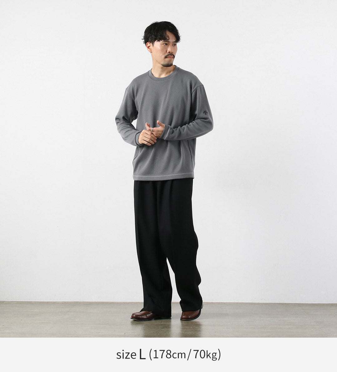 DESCENTE ALLTERRAIN 81 / Brushed Thermal Crew Neck Pullover