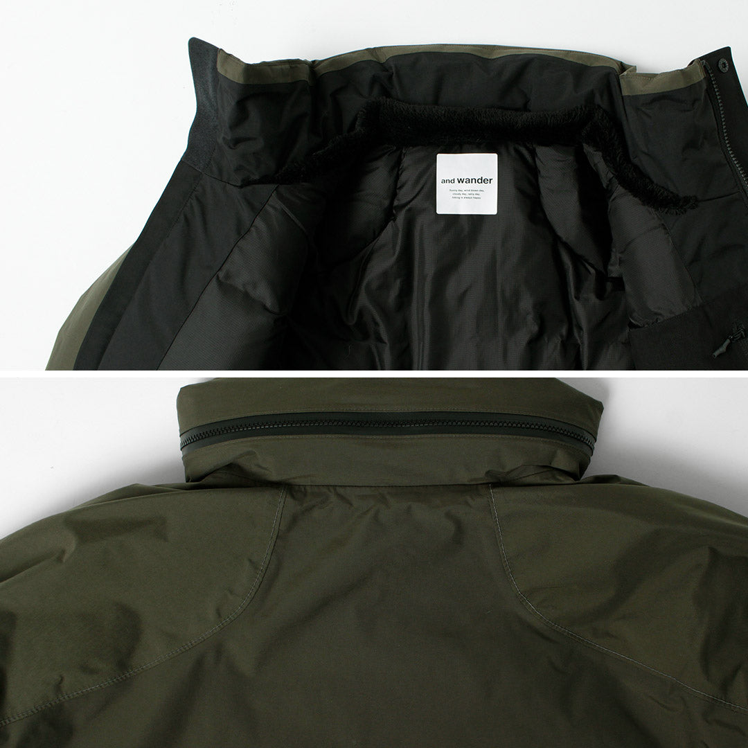 AND WANDER / Rainproof Down Jacket