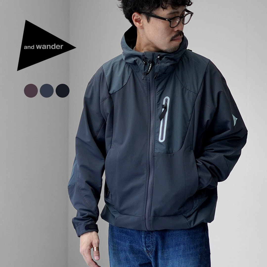 AND WANDER / Stretch Shell Jacket