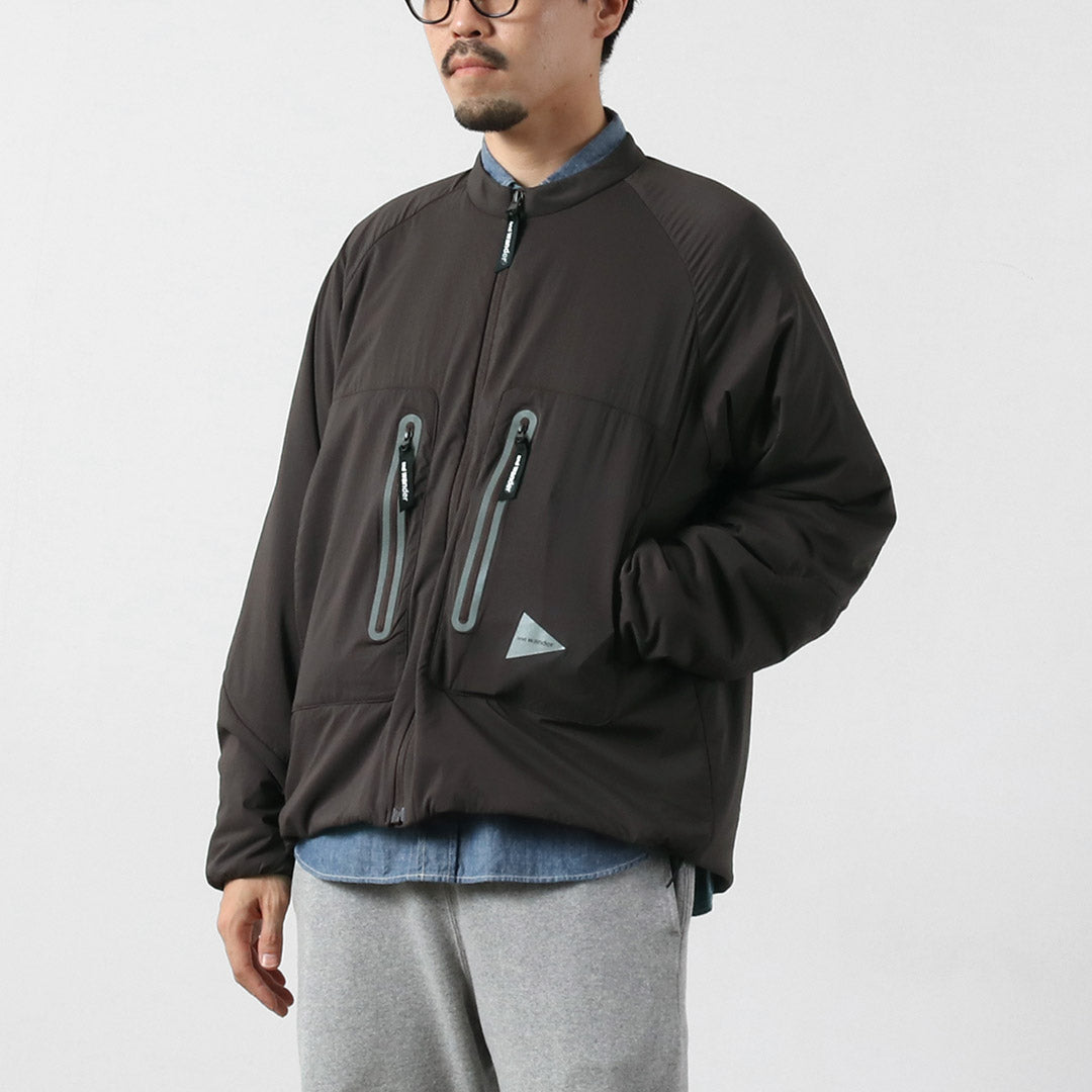AND WANDER / Alpha AIR Collarless Jacket