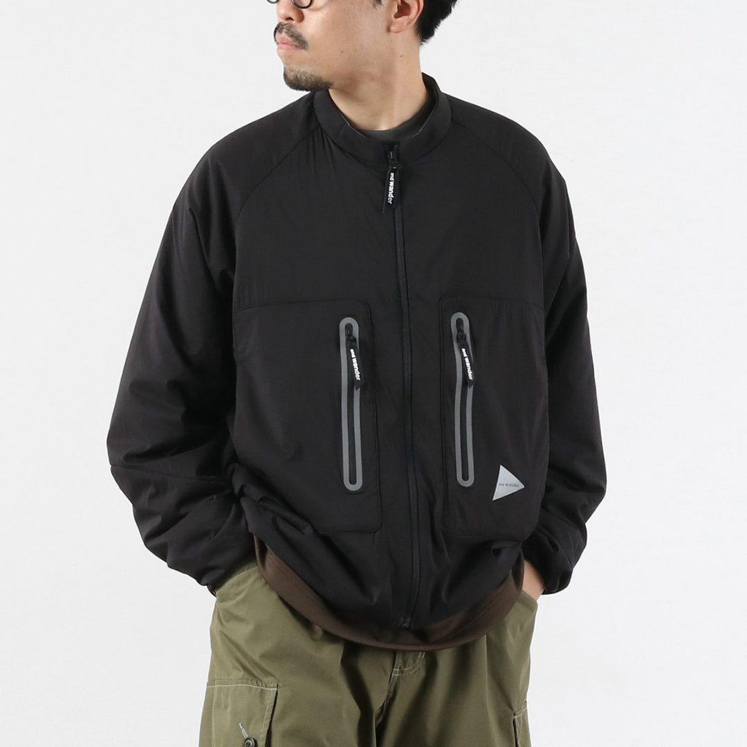 AND WANDER / Alpha AIR Collarless Jacket