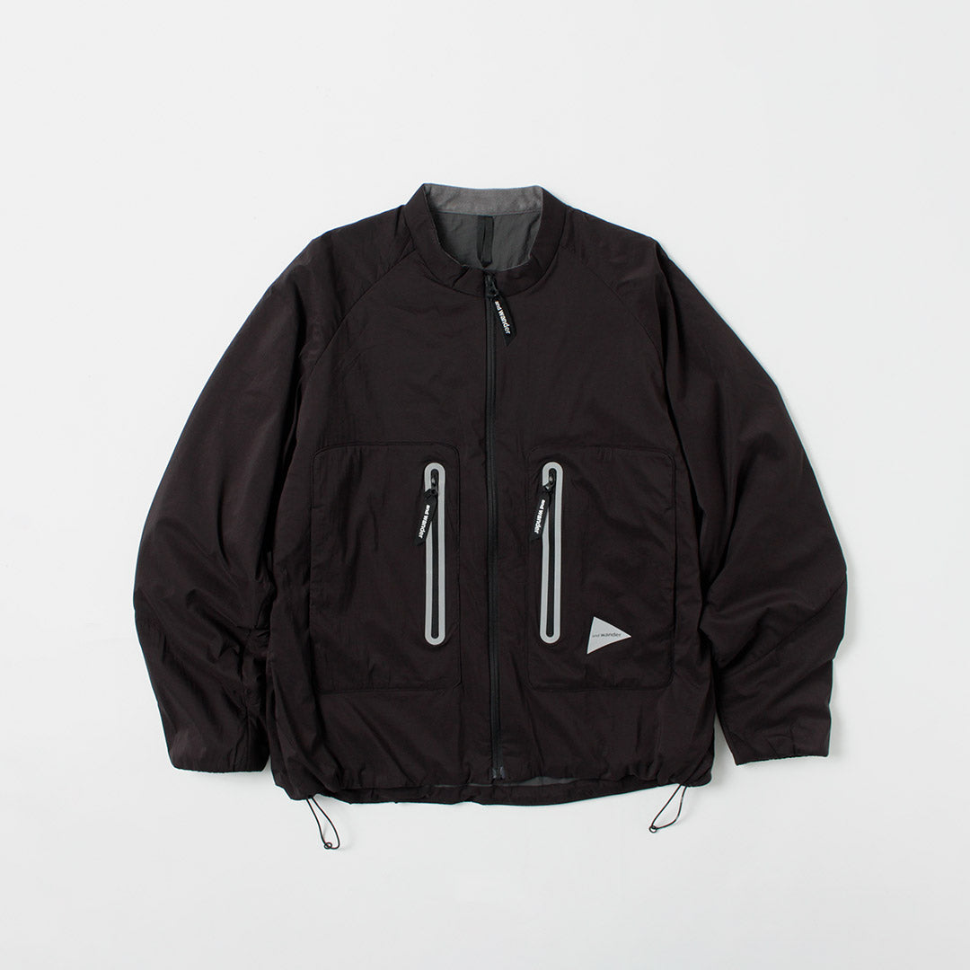 AND WANDER / Alpha AIR Collarless Jacket