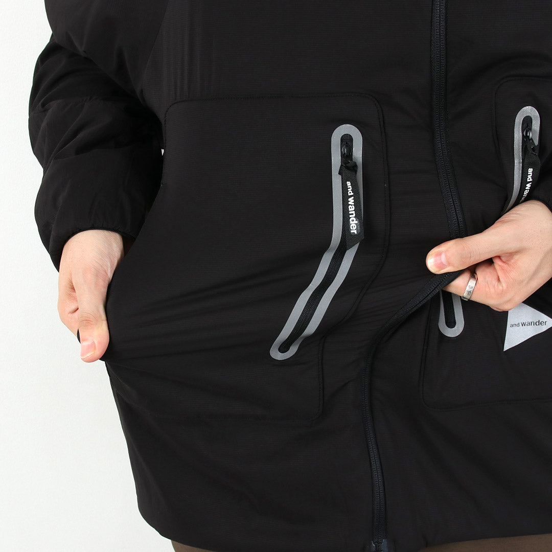 AND WANDER / Alpha AIR Collarless Jacket