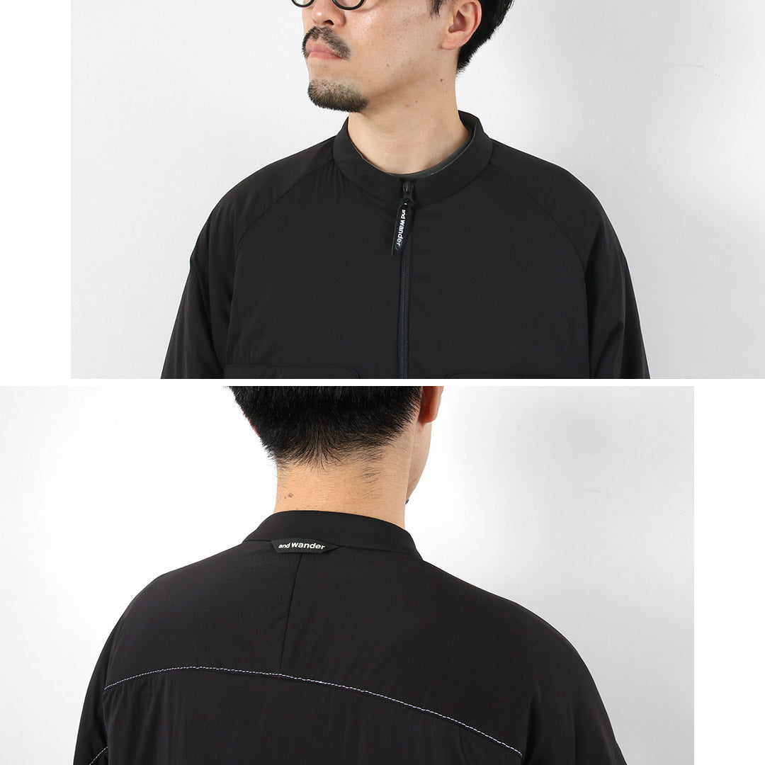AND WANDER / Alpha AIR Collarless Jacket
