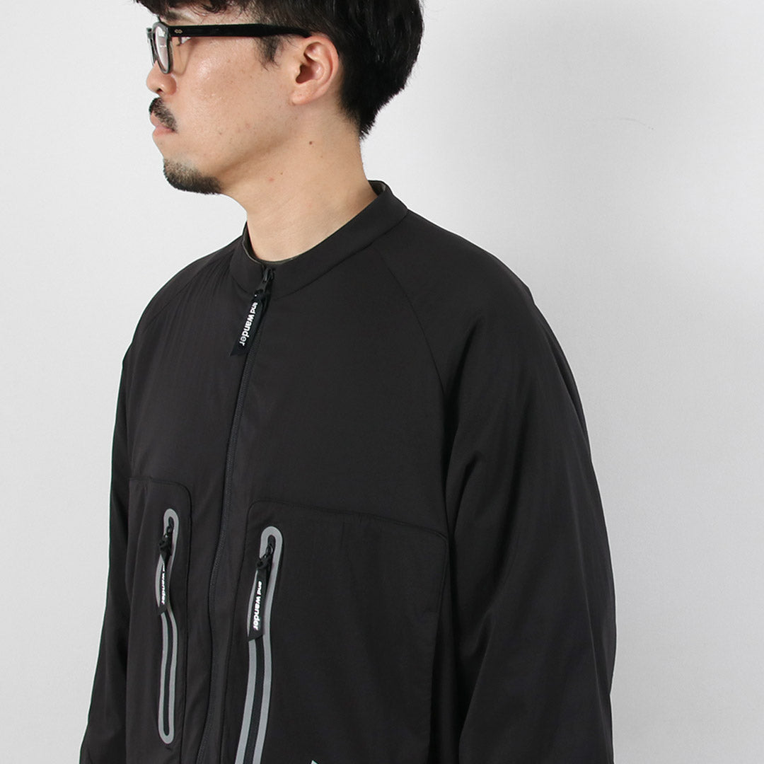 AND WANDER / Alpha AIR Collarless Jacket