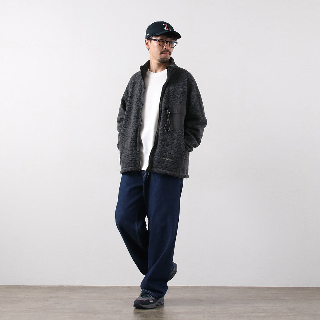 AND WANDER / Re-Wool 提花特技拉鍊