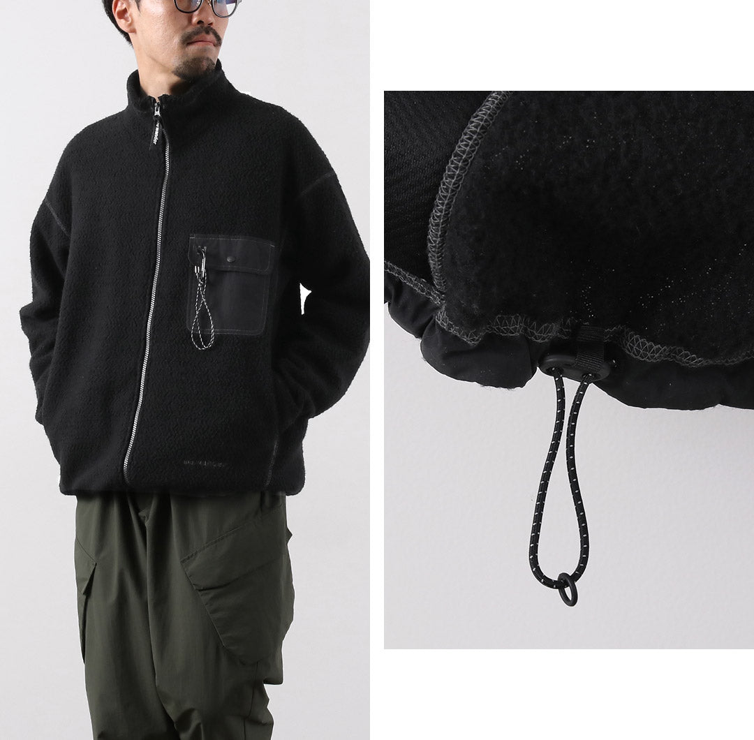 AND WANDER / Re-Wool 提花特技拉鍊