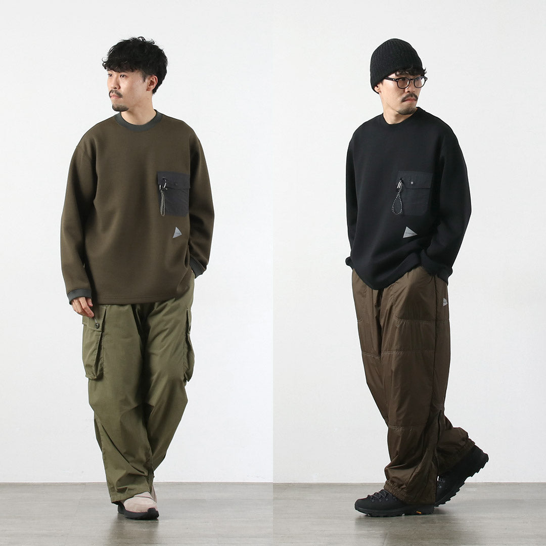 AND WANDER / Airy Warm Pullover