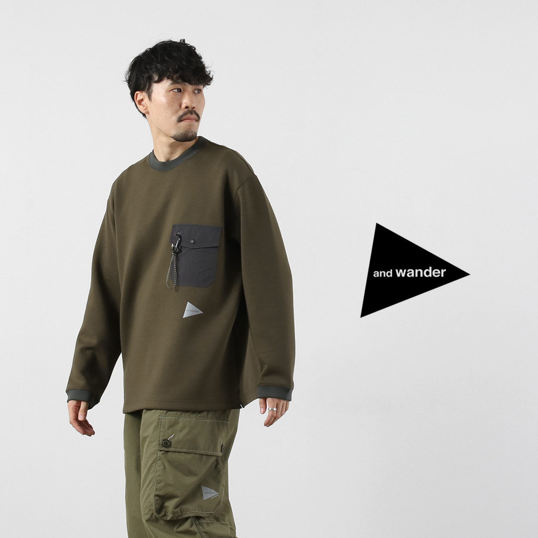 AND WANDER / Airy Warm Pullover