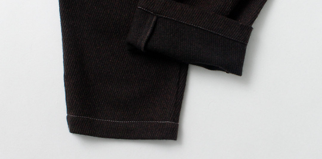 AND WANDER / REWOOL Tweed Tapered Pants