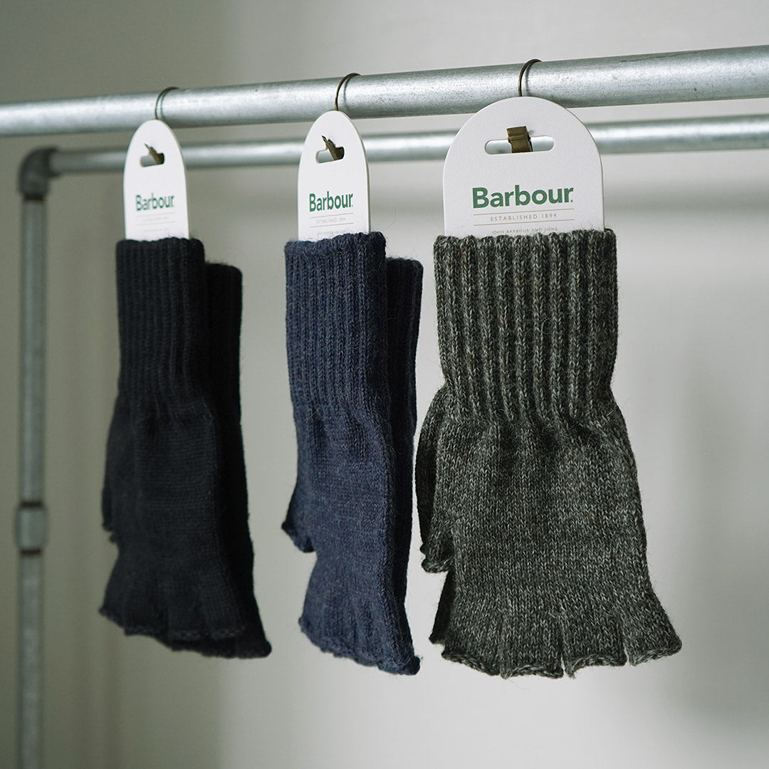 ★BARBOUR /露指手套