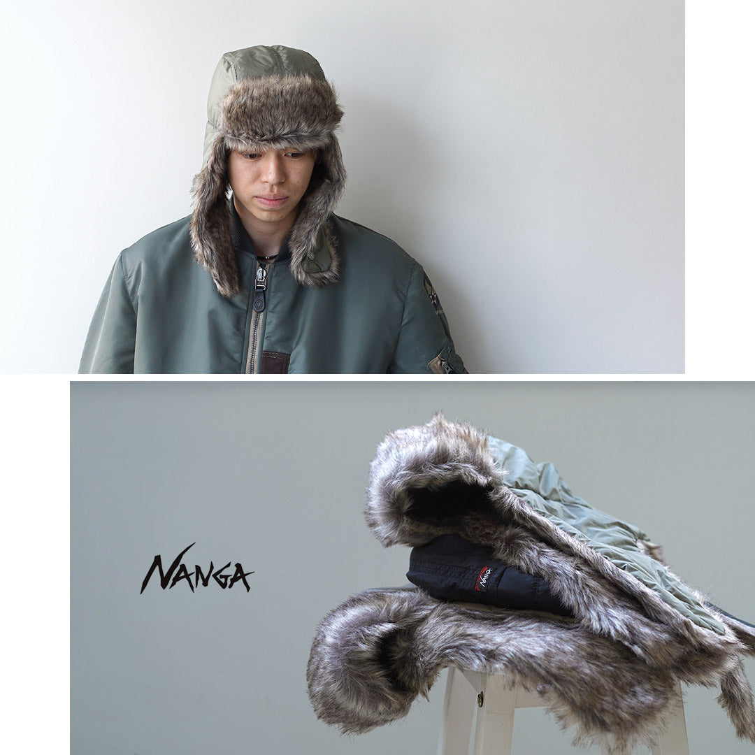 NANGA / AURORA-TEX Fur Flight Cap