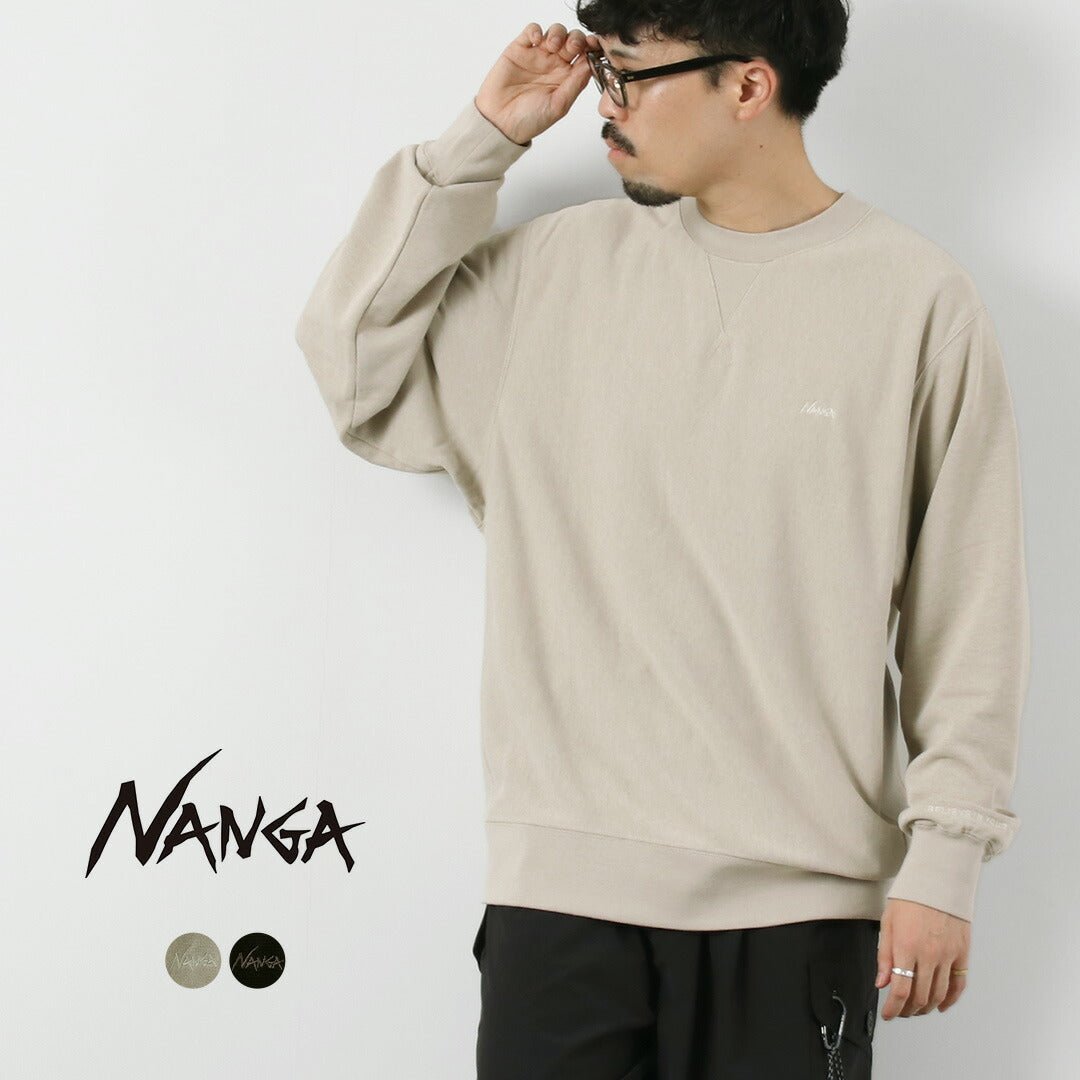 NANGA / Dry Mix Terry Crew Sweatshirt