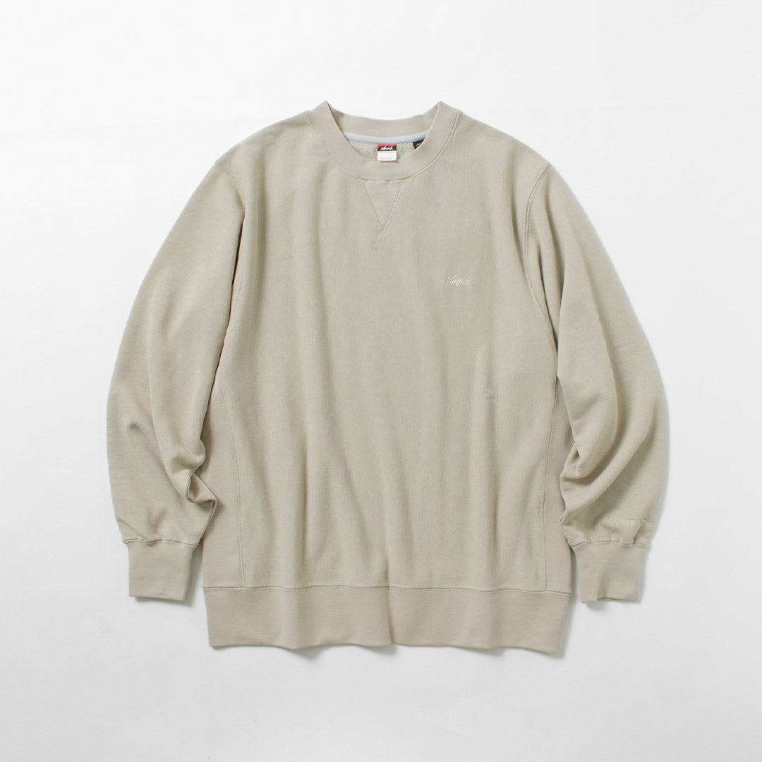 NANGA / Dry Mix Terry Crew Sweatshirt