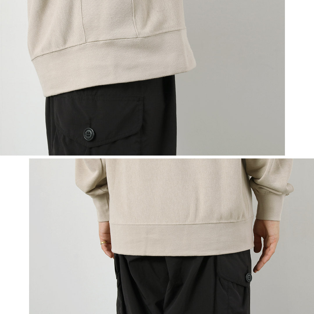 NANGA / Dry Mix Terry Crew Sweatshirt