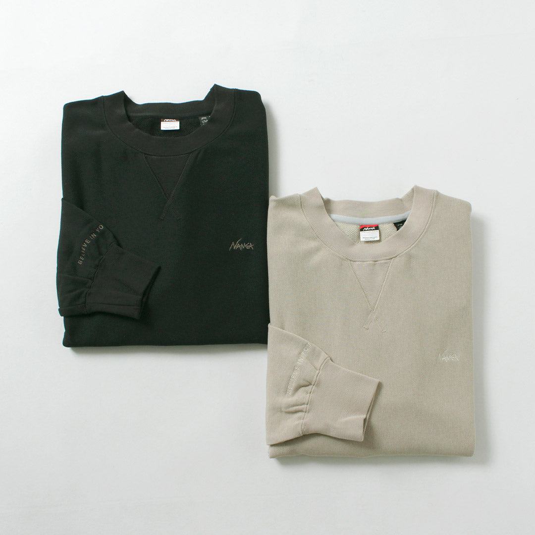 NANGA / Dry Mix Terry Crew Sweatshirt