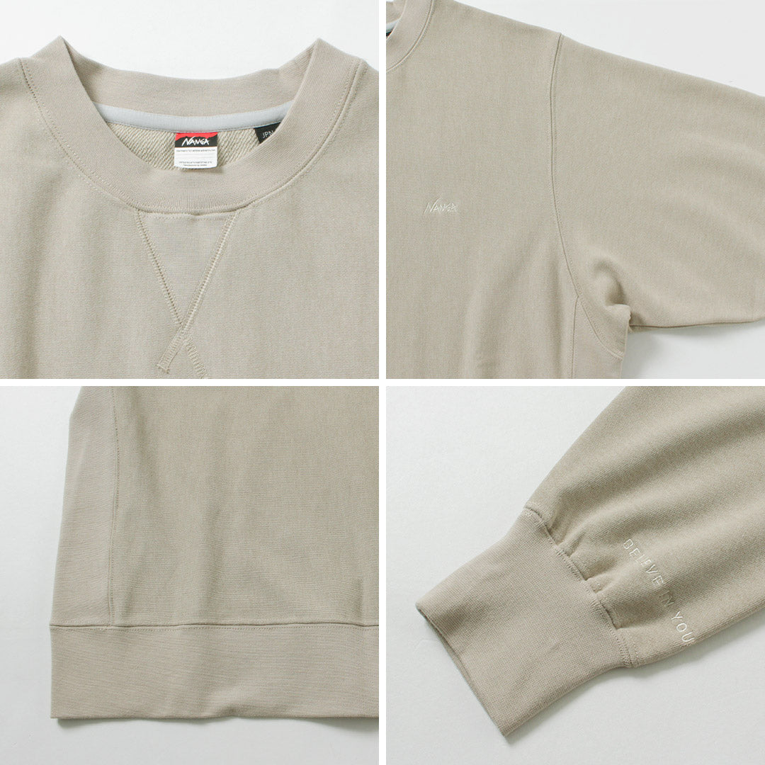 NANGA / Sweat-shirt Dry Mix Terry Crew