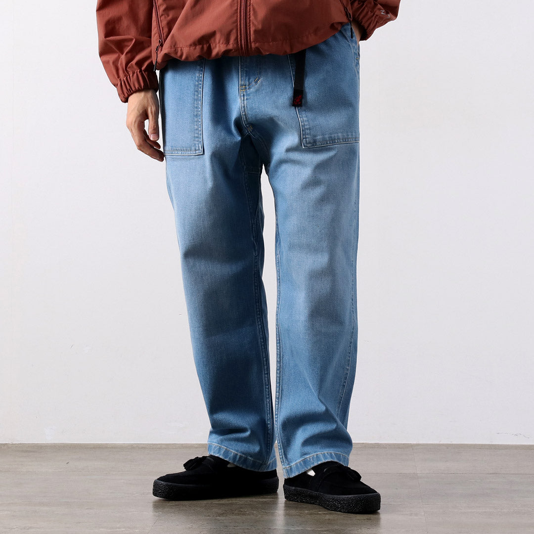 GRAMICCI / Stretch Denim Loose Tapered Ridge Pants
