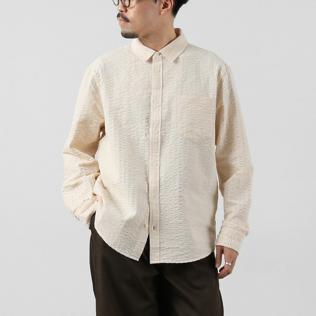 WAX LONDON / 泡泡纱灯芯绒雪莉衬衫