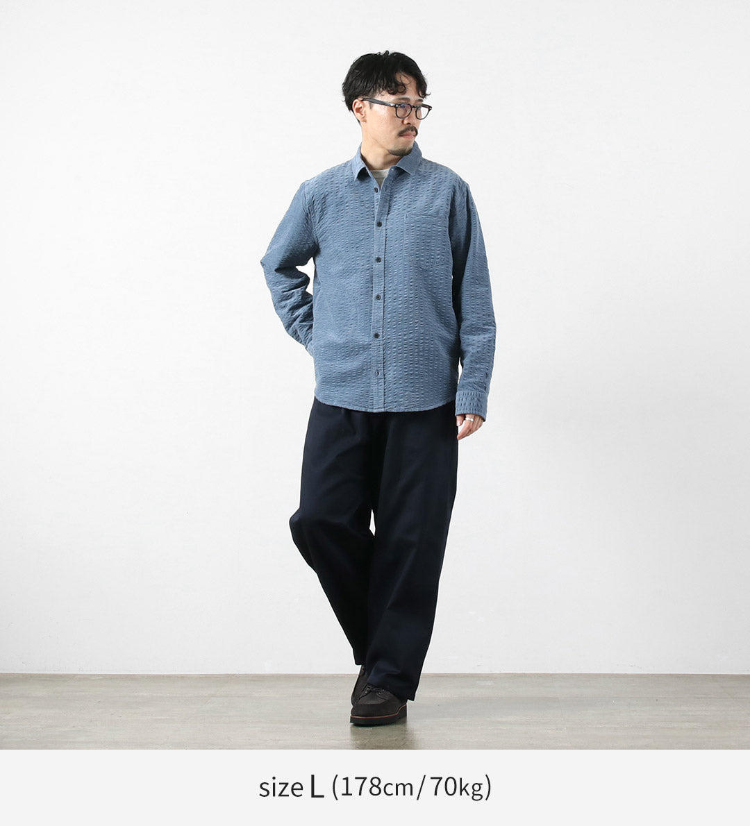 WAX LONDON / 泡泡纱灯芯绒雪莉衬衫