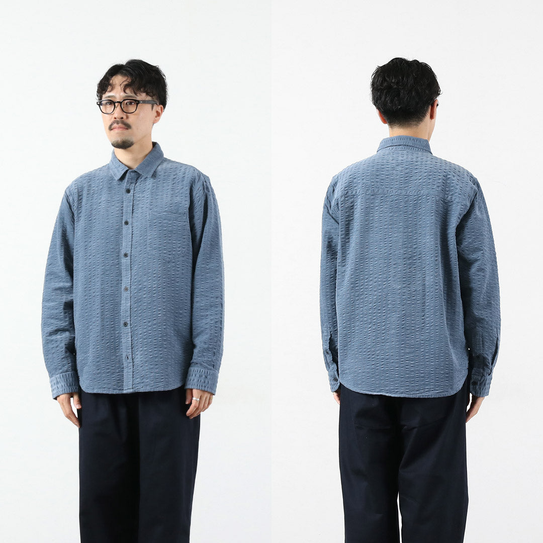 WAX LONDON / 泡泡纱灯芯绒雪莉衬衫