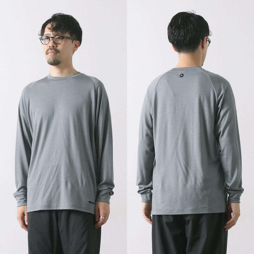 MARMOT / Merino Wool Long Sleeve T-Shirt