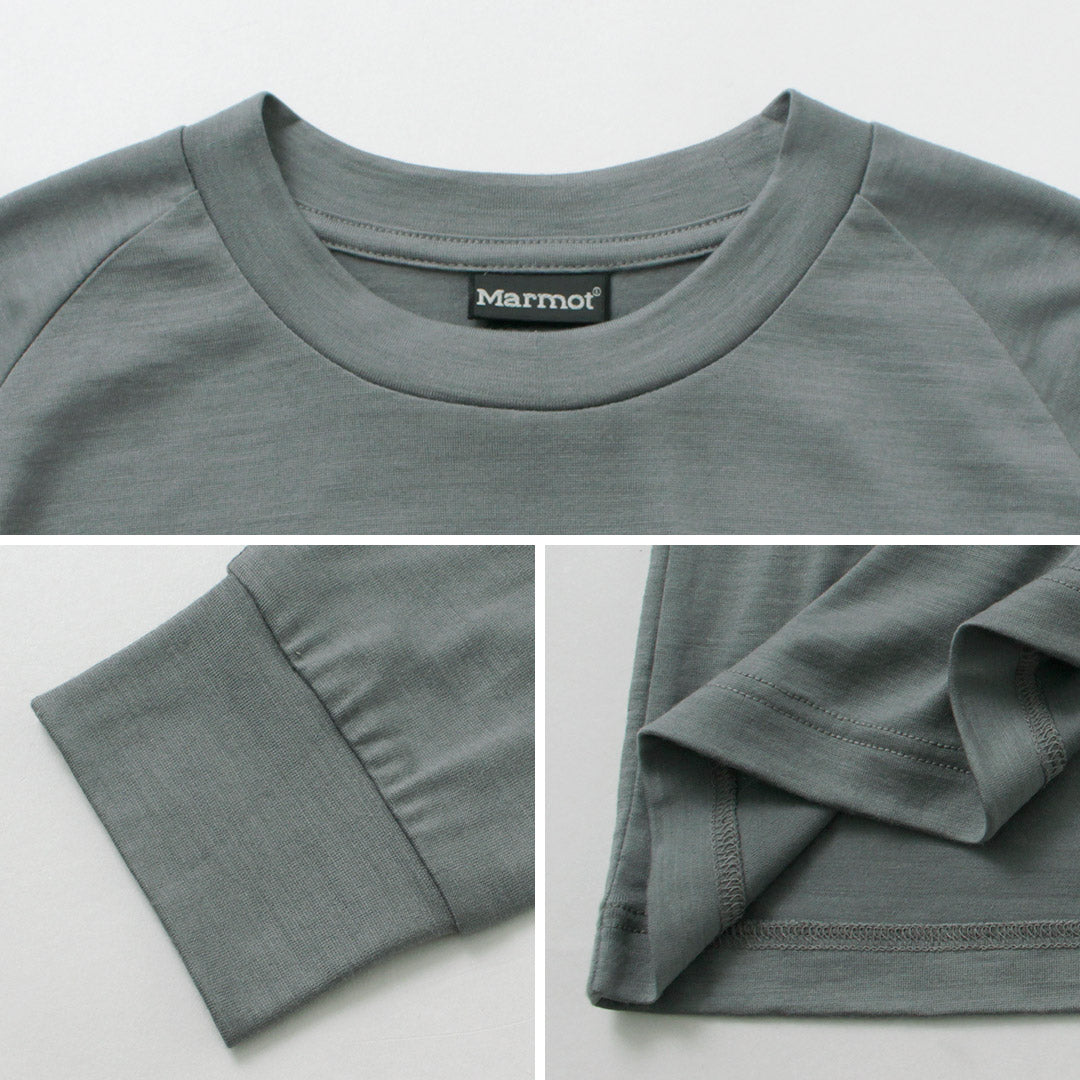 MARMOT / Merino Wool Long Sleeve T-Shirt