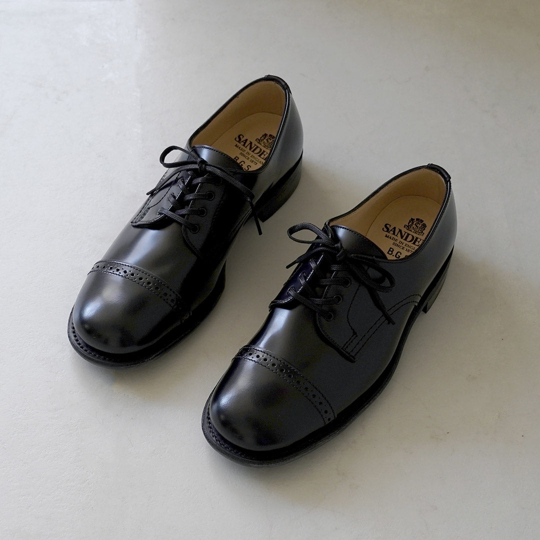 SANDERS / 1944B1 Punched Cap Derby Shoes