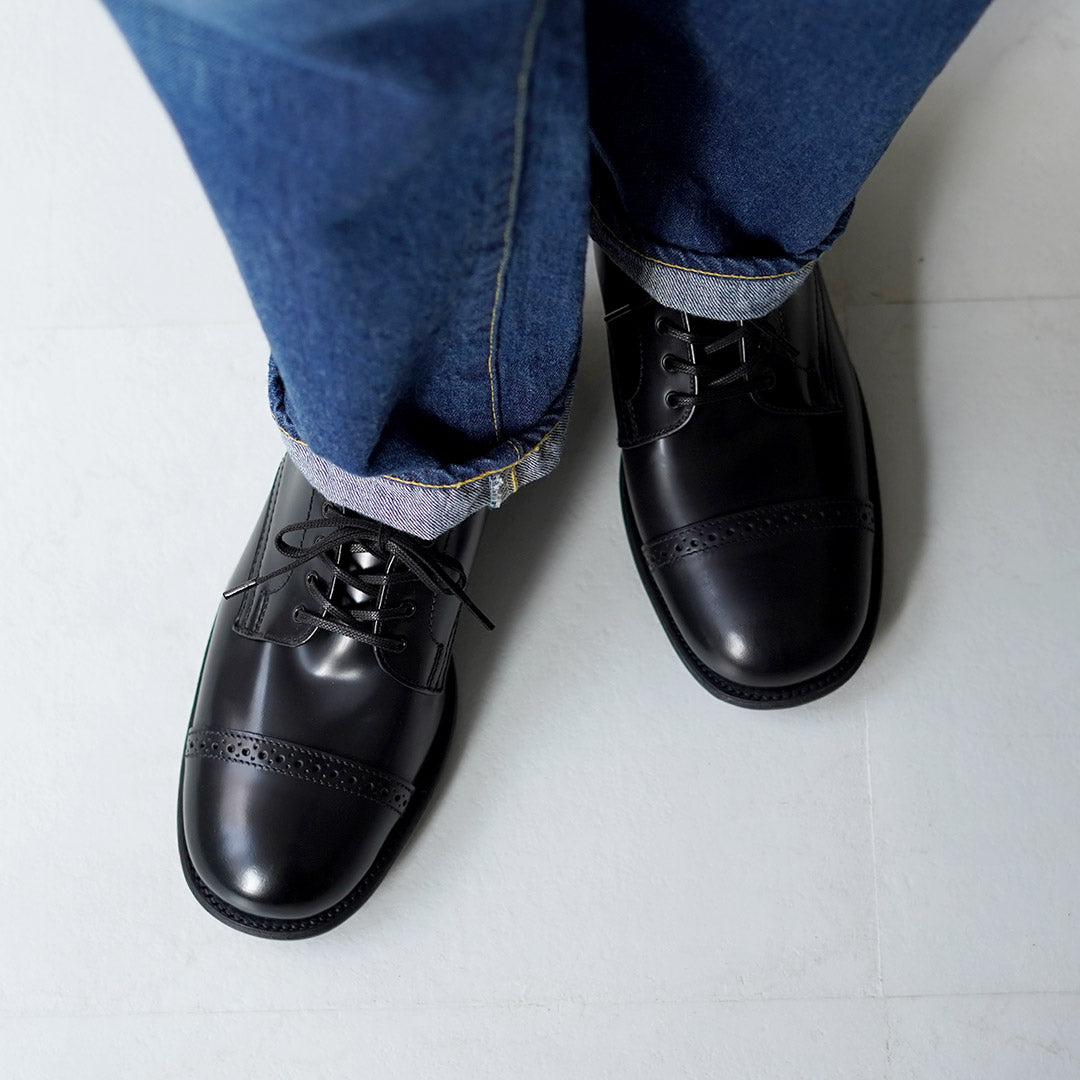 SANDERS / 1944B1 Punched Cap Derby Shoes