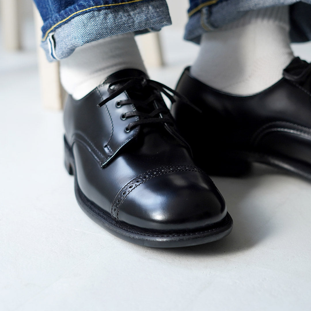 SANDERS / 1944B1 Punched Cap Derby Shoes