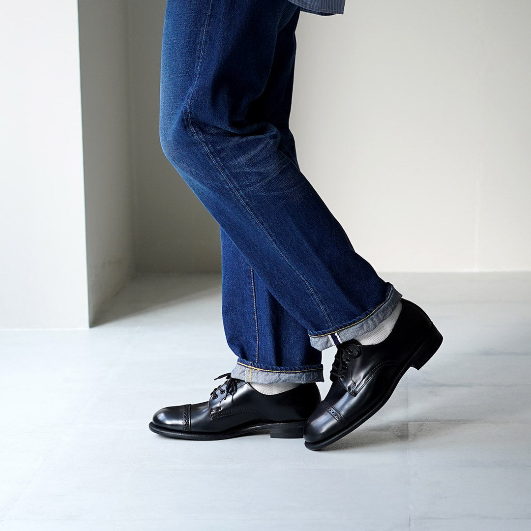SANDERS / 1944B1 Punched Cap Derby Shoes