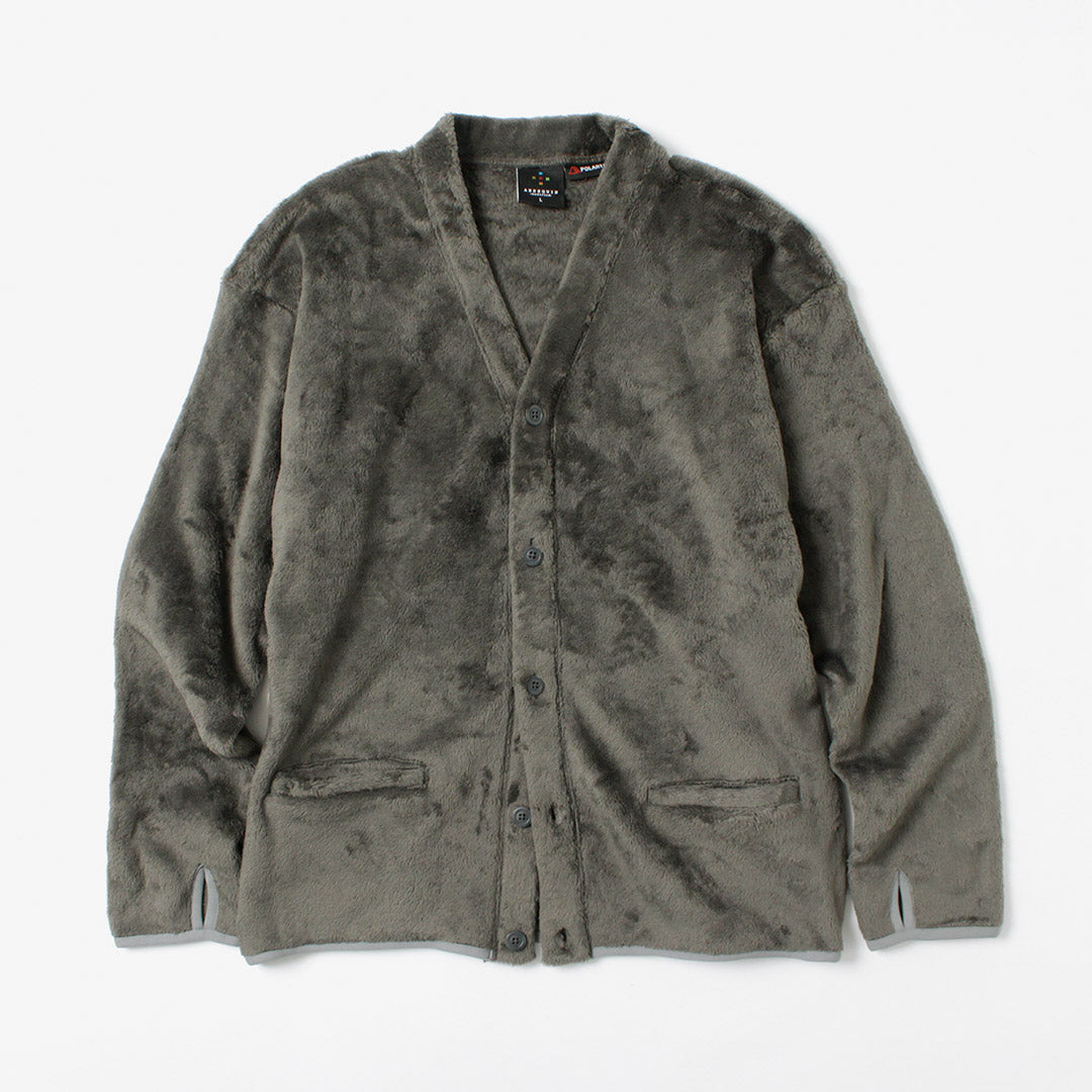 AXESQUIN / Cárdigan con botones Polartec Hi-Loft