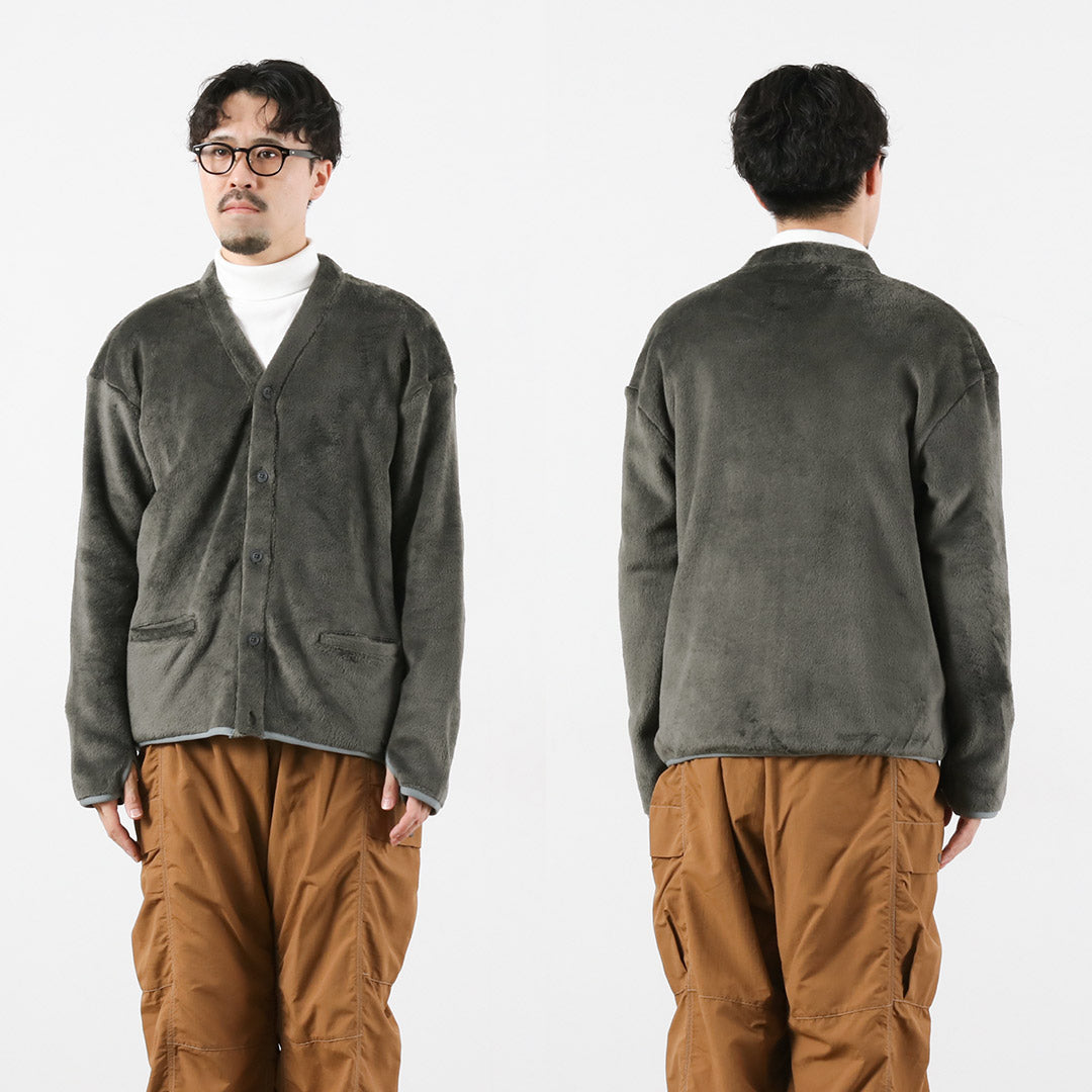 AXESQUIN / Polartec 하이로프트 버튼 가디건