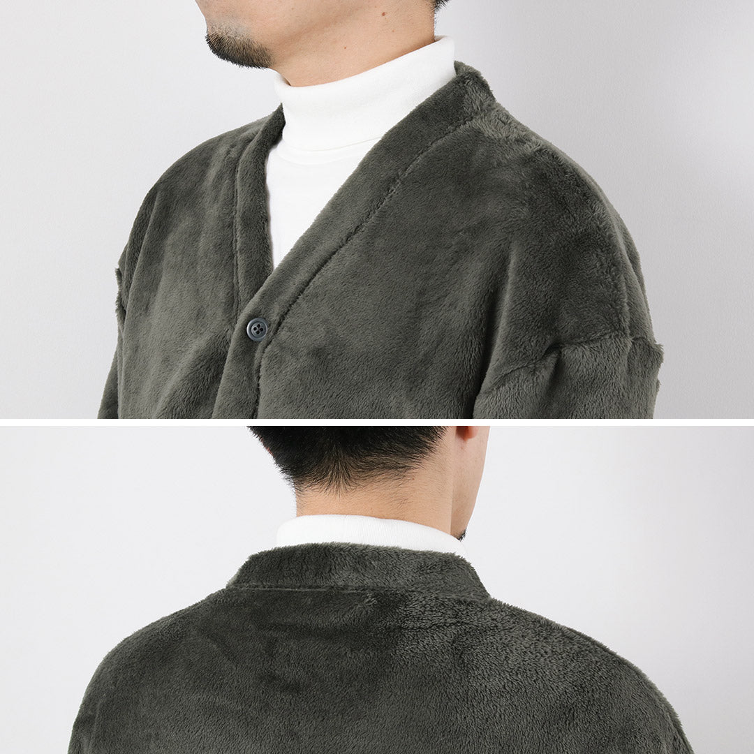 AXESQUIN / Polartec 하이로프트 버튼 가디건