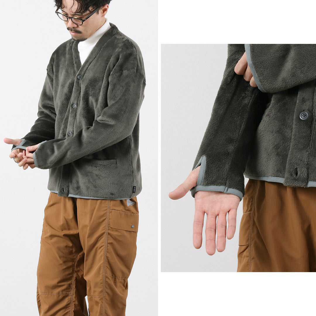 AXESQUIN / Polartec 하이로프트 버튼 가디건