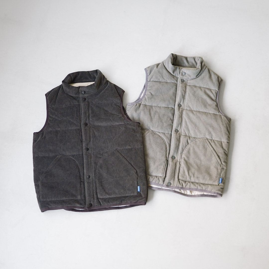 GOOD ON / Gilet Poka Poka en velours côtelé photoélectronique