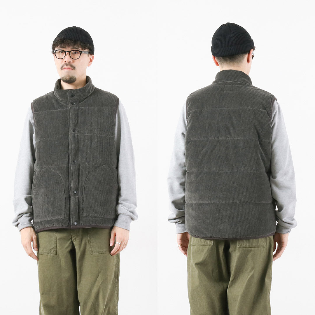 GOOD ON / Gilet Poka Poka en velours côtelé photoélectronique