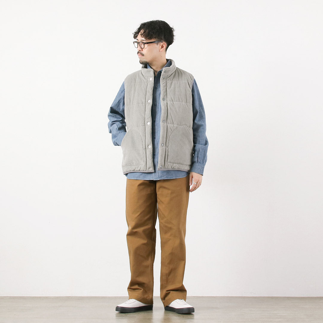 GOOD ON / Gilet Poka Poka en velours côtelé photoélectronique