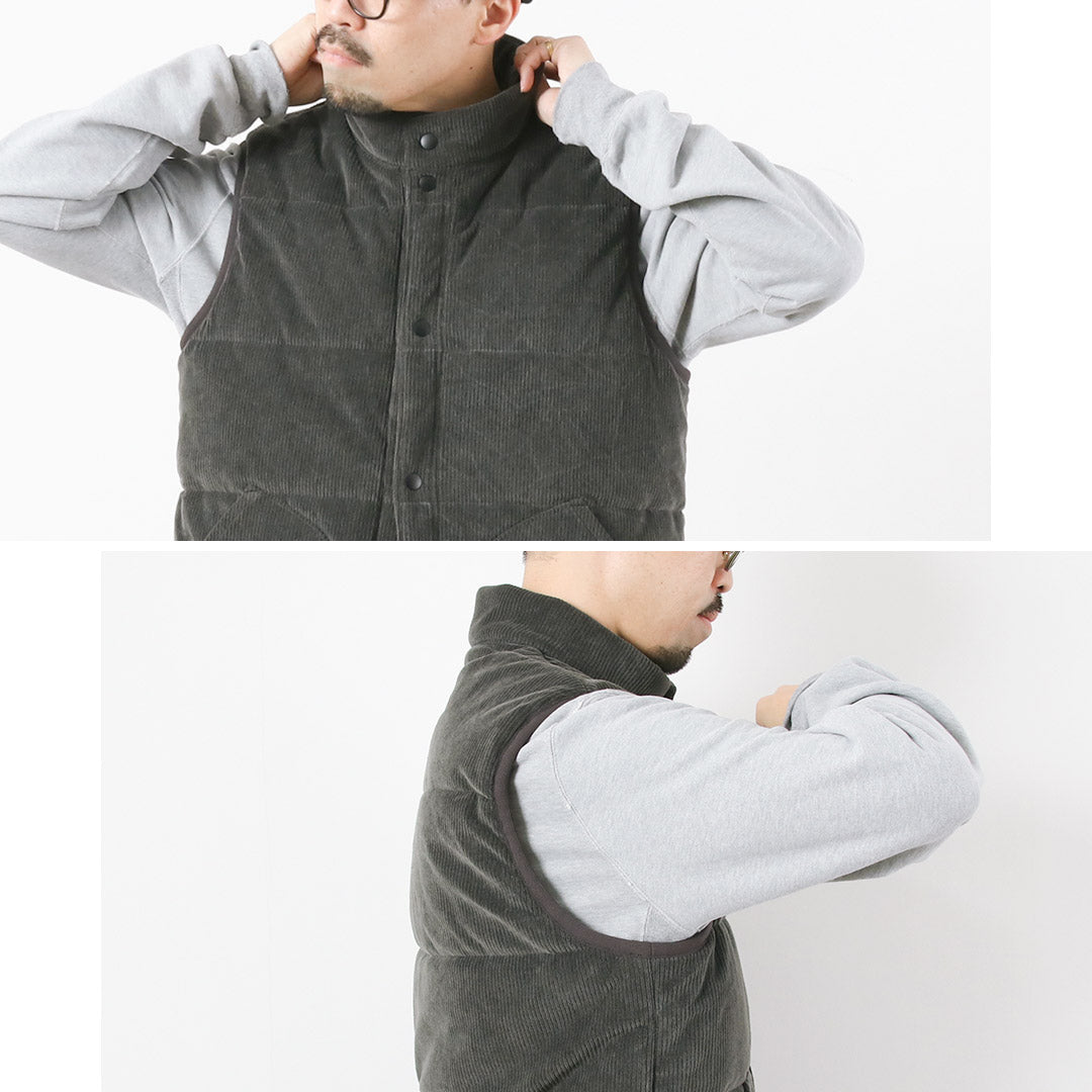 GOOD ON / Gilet Poka Poka en velours côtelé photoélectronique