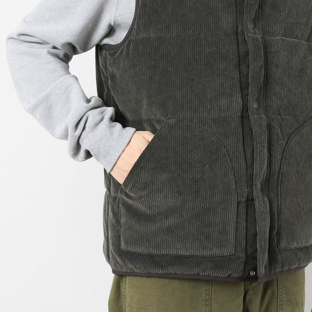 GOOD ON / Gilet Poka Poka en velours côtelé photoélectronique