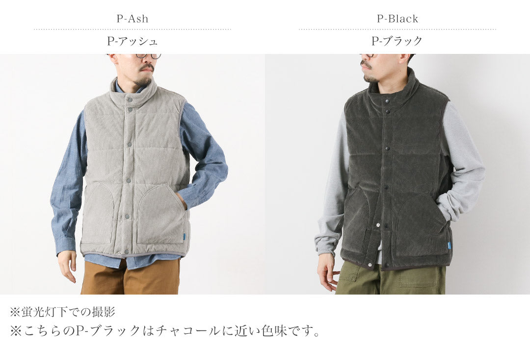 GOOD ON / Gilet Poka Poka en velours côtelé photoélectronique