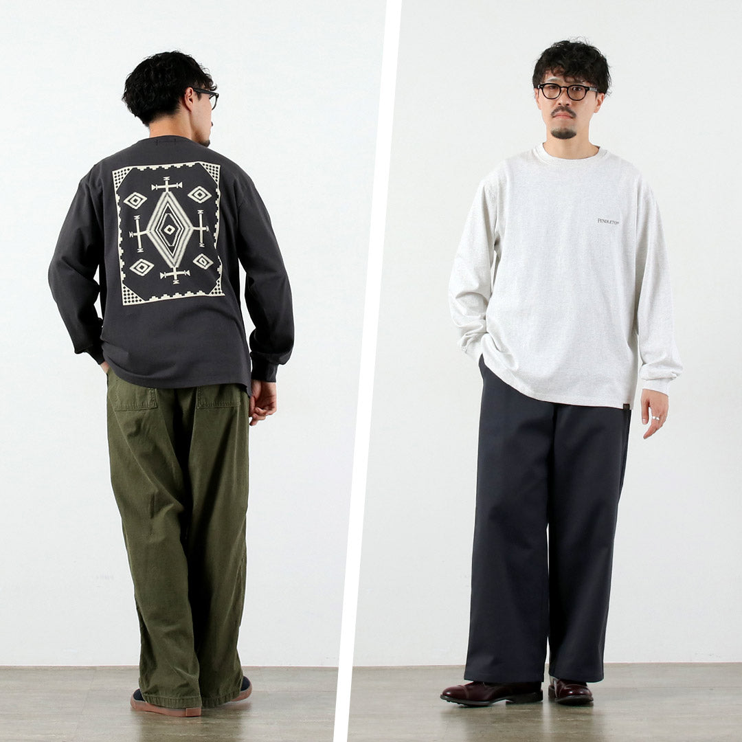 PENDLETON / Back Print Long Sleeve T-Shirt