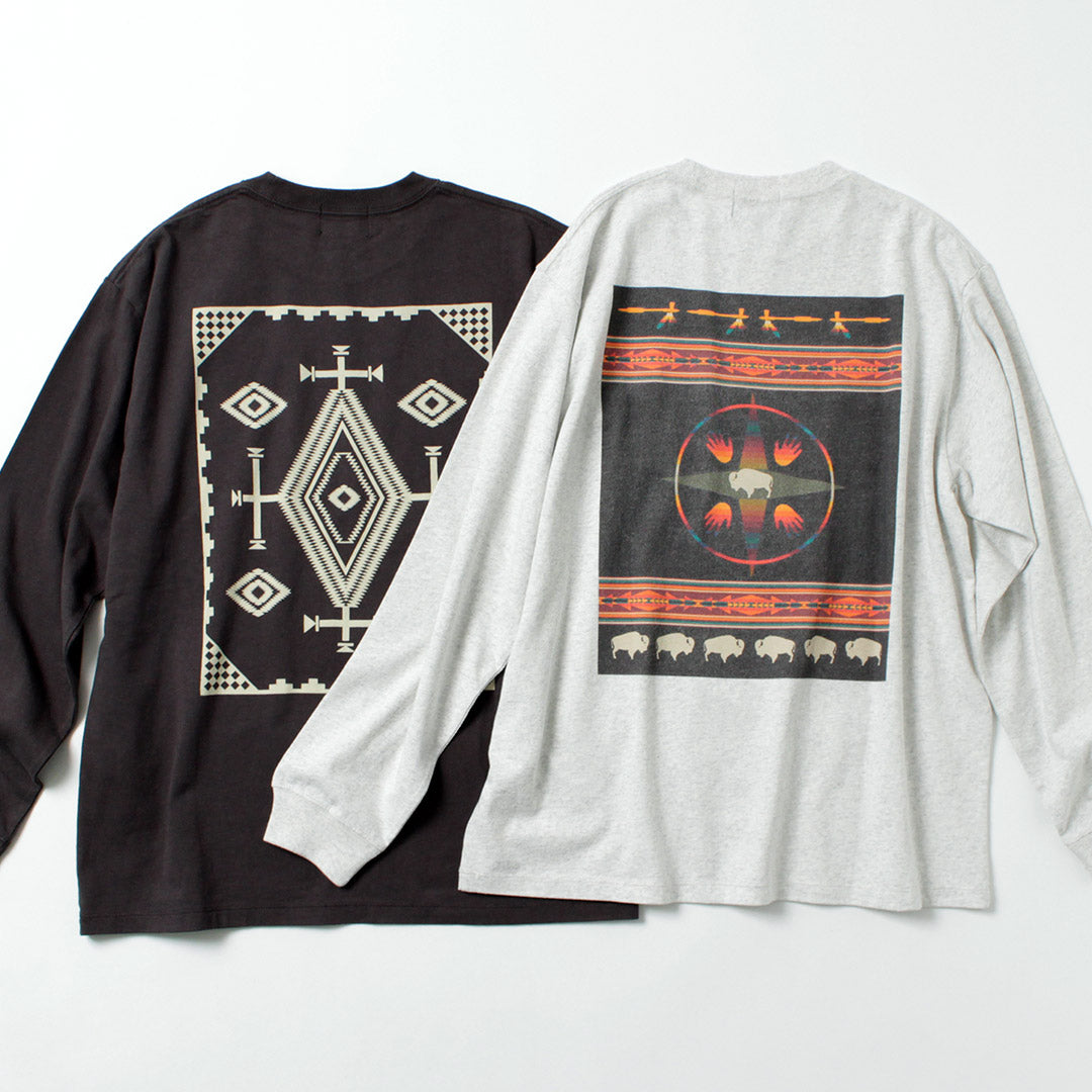 PENDLETON / Back Print Long Sleeve T-Shirt