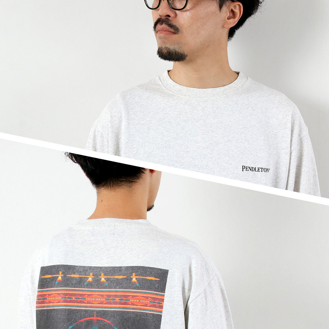 PENDLETON / Back Print Long Sleeve T-Shirt